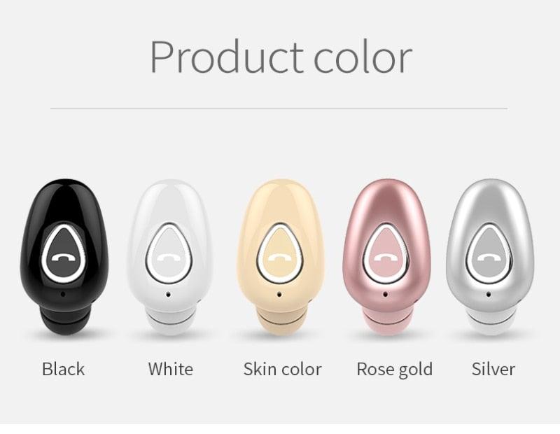 Wireless Earbuds Single Bluetooth-compatible Earphones Handsfree With Mic Waterproof Sport Stereo Headset Updated Design with Industry Leading Sound & Improved Comfort, Long Wireless Range, Stevvex
