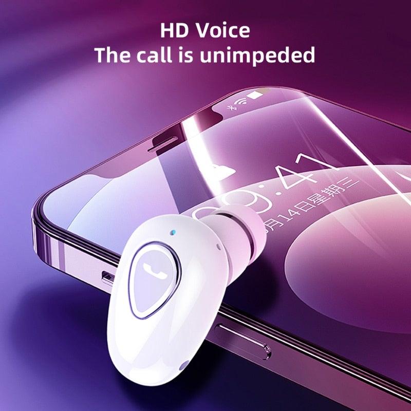 Wireless Earbuds Single Bluetooth-compatible Earphones Handsfree With Mic Waterproof Sport Stereo Headset Updated Design with Industry Leading Sound & Improved Comfort, Long Wireless Range, Stevvex