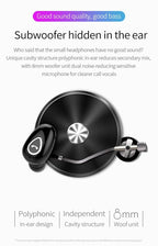 Wireless Earbuds Single Bluetooth-compatible Earphones Handsfree With Mic Waterproof Sport Stereo Headset Updated Design with Industry Leading Sound & Improved Comfort, Long Wireless Range, Stevvex