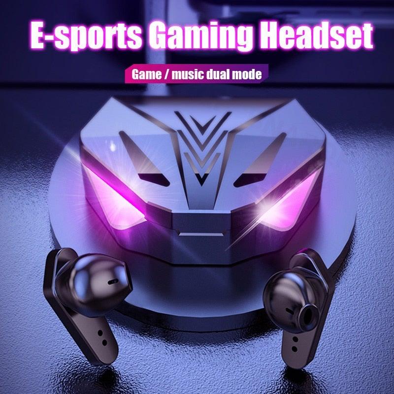 Wireless Earbuds Touch Control Earphone No Delay Noise Reduction Bluetooth Headphone Gaming Headset y Lewith Mic Updated Design with Industrading Sound & Improved Comfort, Long Wireless Range, Up to 24 Hours of Talk Time Stevvex
