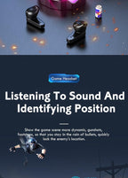 Wireless Earbuds Touch Control Earphone No Delay Noise Reduction Bluetooth Headphone Gaming Headset y Lewith Mic Updated Design with Industrading Sound & Improved Comfort, Long Wireless Range, Up to 24 Hours of Talk Time Stevvex