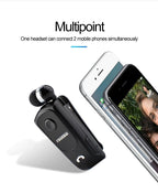 Wireless Earphone Bluetooth Handsfree Earbuds Headset Calls Remind Vibration Wear Clip Driver For Phone With Mic  Wireless Bluetooth Headphones With Microphone Excellent Playtime Neckband Bluetooth Headphones Running Wireless Unique Earbuds For Business Stevvex