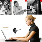 Wireless Earphonenduction Open-Ear Bluetooth Headphones Includes Sticker Pack  Business Headset Handsfree Call Headphone Driving Sports Earbud With Mic headset Bass Earphones Stevvex