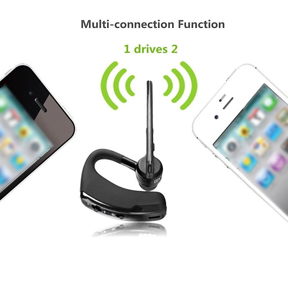 Wireless Earphonenduction Open-Ear Bluetooth Headphones Includes Sticker Pack  Business Headset Handsfree Call Headphone Driving Sports Earbud With Mic headset Bass Earphones Stevvex