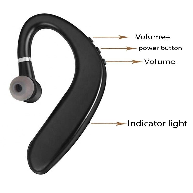 Wireless Earphones With Microphone For All Smartphones, Hands-free Sports Headphones with Bluetooth Connection and Microphone Stevvex