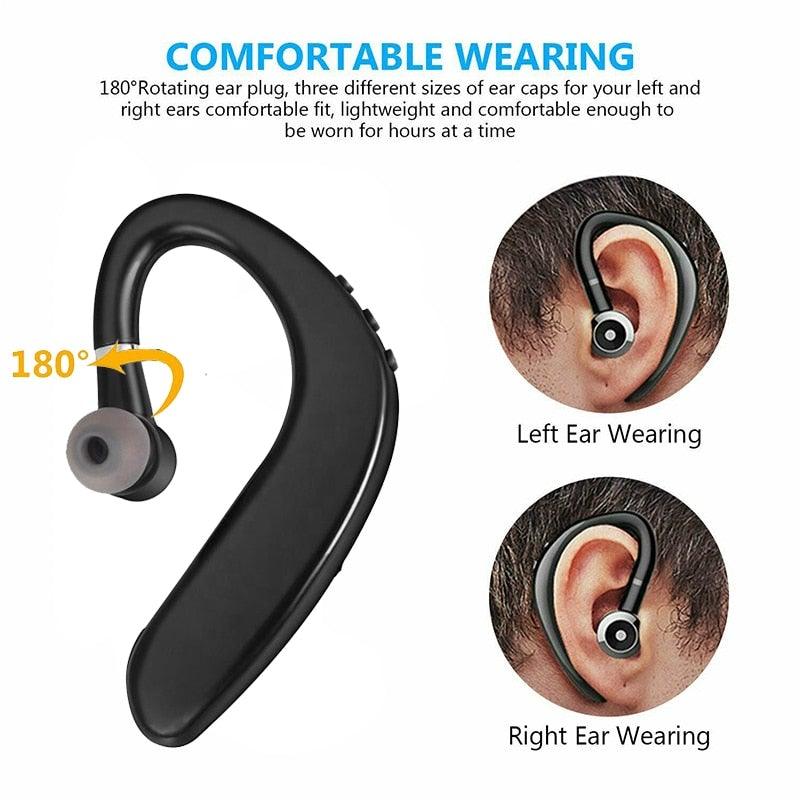 Wireless Earphones With Microphone For All Smartphones, Hands-free Sports Headphones with Bluetooth Connection and Microphone Stevvex