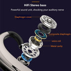 Wireless Earphones With Microphone For All Smartphones, Hands-free Sports Headphones with Bluetooth Connection and Microphone Stevvex