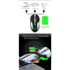 Wireless Gaming Mouse Backlight USB Optical Gamer Computer Mice Laptop Wireless DPI Mice Stevvex