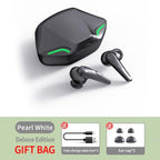 Wireless Headphones Noise Canceling Waterproof Gaming Headsets 9D Stereo Sports Earphones With Microphones Sound Quality Wireless Charging Case In-Ear Headphones Wireless Bluetooth 5.1 Headset Deep Bass Soft Comfortable Secure Fit Earphones Stevvex