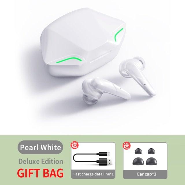 Wireless Headphones Noise Canceling Waterproof Gaming Headsets 9D Stereo Sports Earphones With Microphones Sound Quality Wireless Charging Case In-Ear Headphones Wireless Bluetooth 5.1 Headset Deep Bass Soft Comfortable Secure Fit Earphones Stevvex