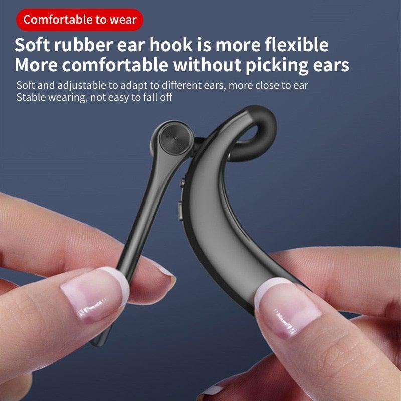 Wireless Headphones With Microphone Bluetooth Con Headset Earphones Updated Design with Industry Leading Sound & Improved Comfort, Long Wireless Range, Up to 24 Hours of Talk Time Stevvex
