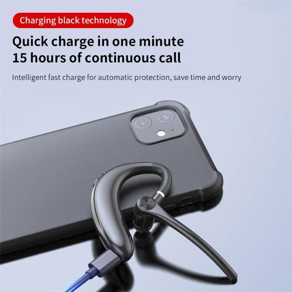 Wireless Headphones With Microphone Bluetooth Con Headset Earphones Updated Design with Industry Leading Sound & Improved Comfort, Long Wireless Range, Up to 24 Hours of Talk Time Stevvex