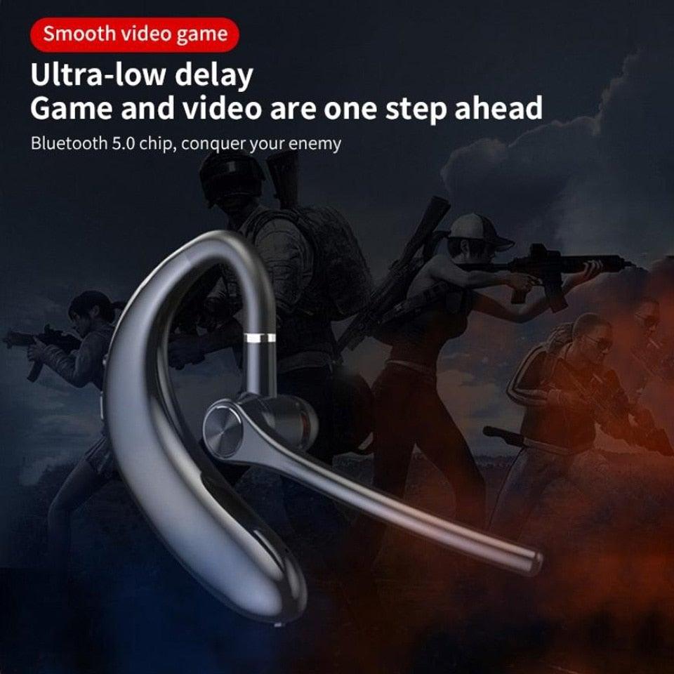 Wireless Headphones With Microphone Bluetooth Con Headset Earphones Updated Design with Industry Leading Sound & Improved Comfort, Long Wireless Range, Up to 24 Hours of Talk Time Stevvex