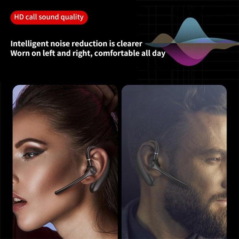 Wireless Headphones With Microphone Bluetooth Con Headset Earphones Updated Design with Industry Leading Sound & Improved Comfort, Long Wireless Range, Up to 24 Hours of Talk Time Stevvex