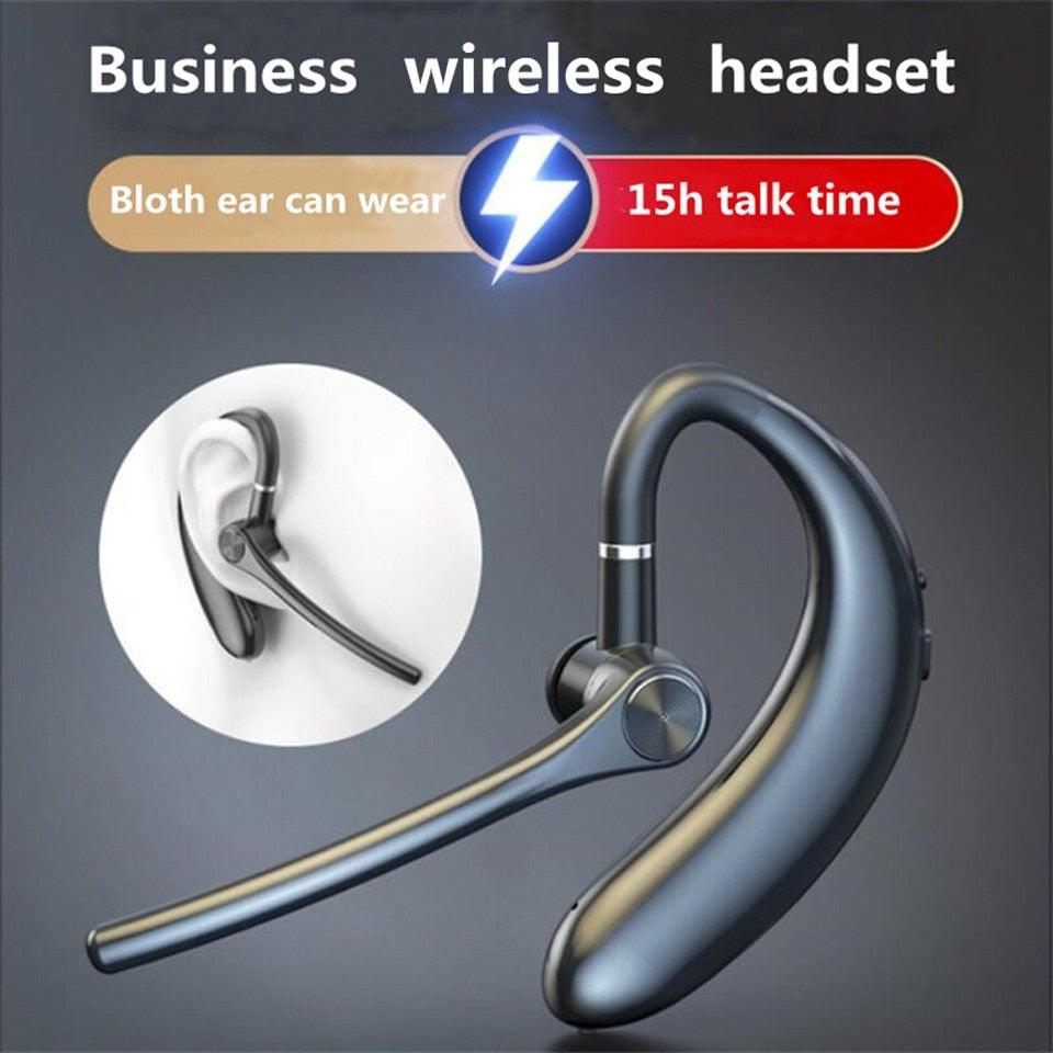 Wireless Headphones With Microphone Bluetooth Con Headset Earphones Updated Design with Industry Leading Sound & Improved Comfort, Long Wireless Range, Up to 24 Hours of Talk Time Stevvex