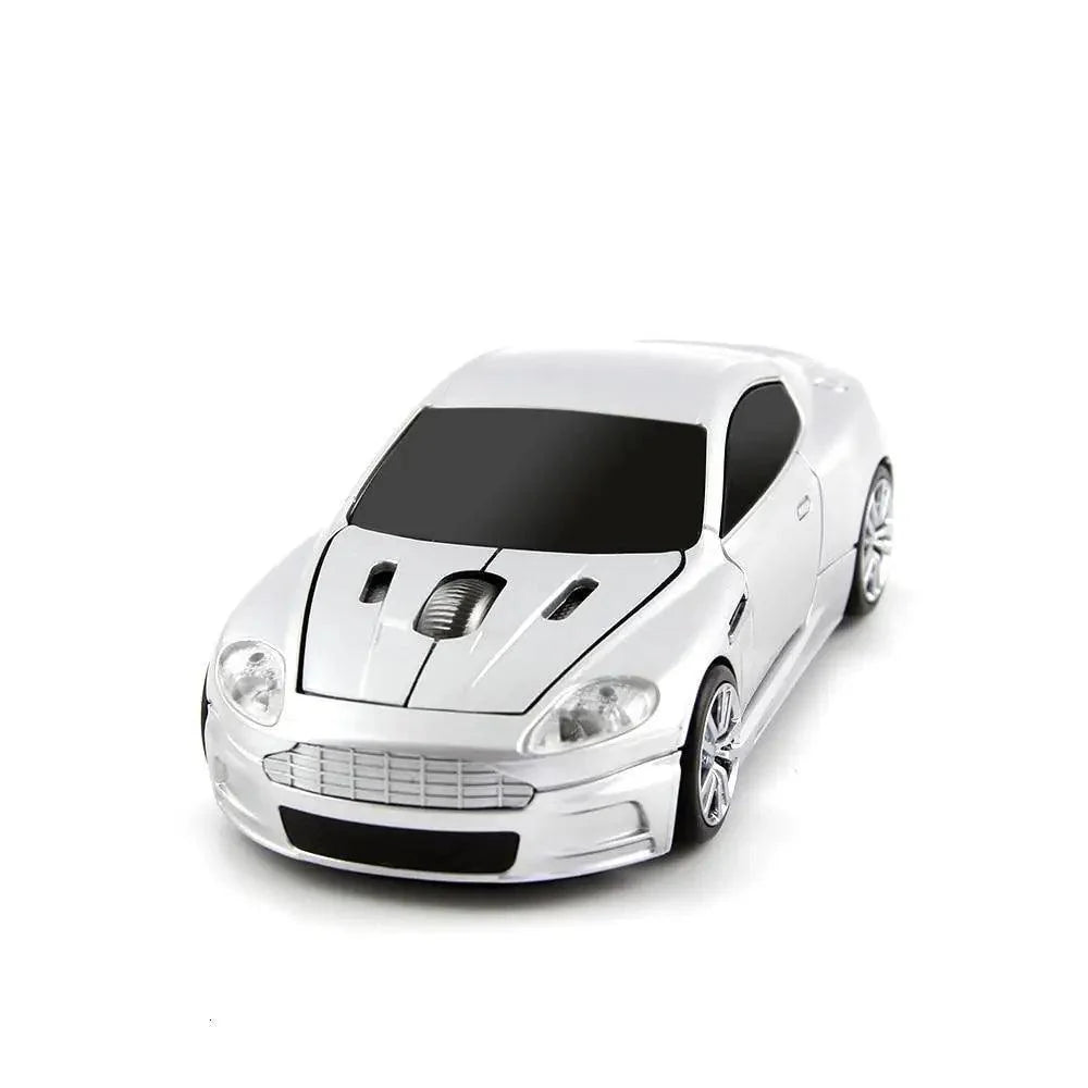 Wireless Mouse Blue Car Shaped Design 1600DPI Mouse USB Optical  Ergonomic 3D Sports Car Mice For Laptop Stevvex