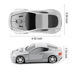 Wireless Mouse Blue Car Shaped Design 1600DPI Mouse USB Optical  Ergonomic 3D Sports Car Mice For Laptop Stevvex