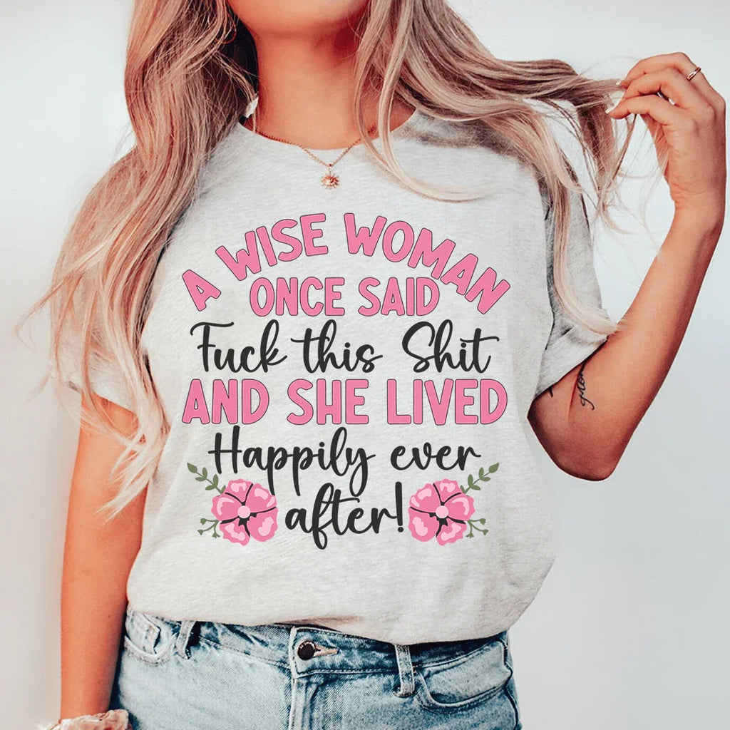 Wise Woman Tee Peachy Sunday