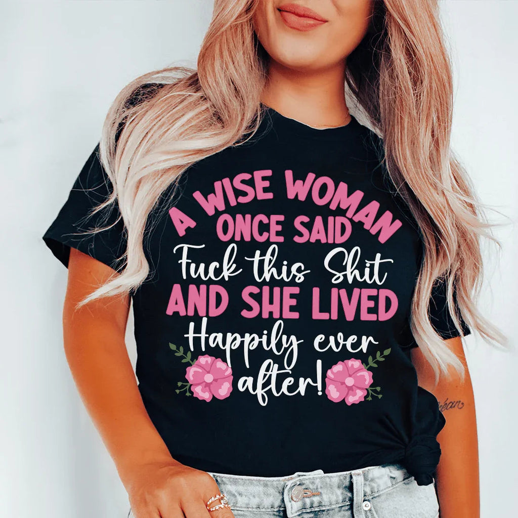 Wise Woman Tee Peachy Sunday