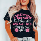 Wise Woman Tee Peachy Sunday