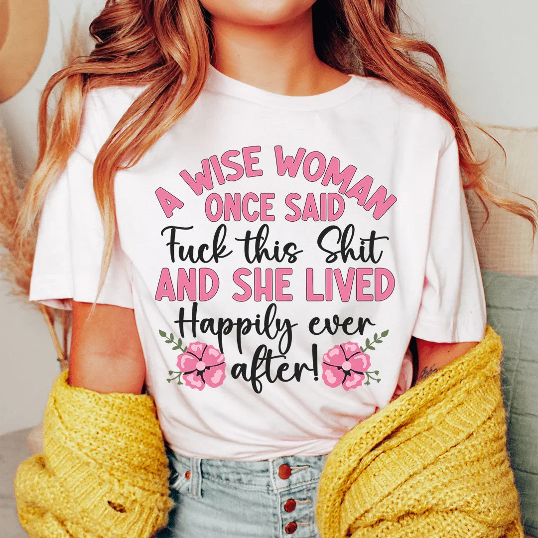 Wise Woman Tee Peachy Sunday