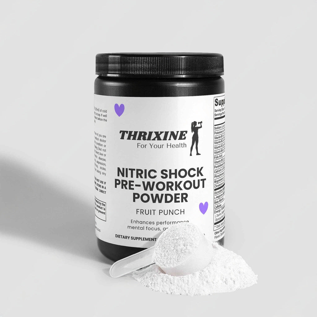 Nitric Shock Pre-Workout Powder (Fruit Punch) THRIXINE