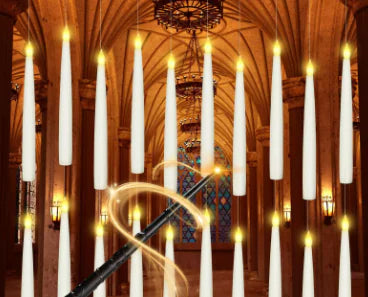 LED Floating Candles With Candle Sticks Pi-Mart