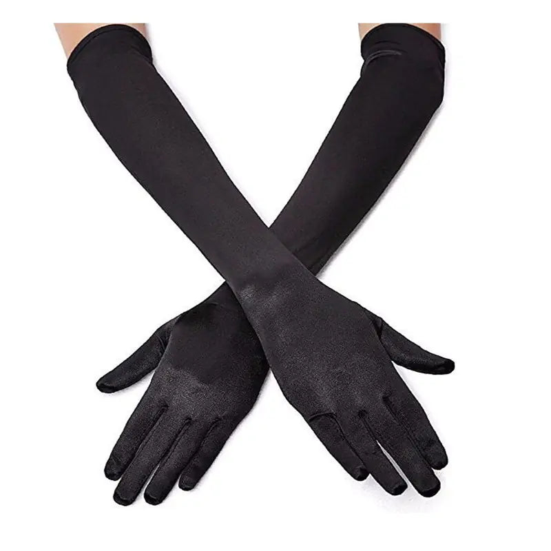 Gothic Punk Role-Play Leather Gloves Pi-Mart