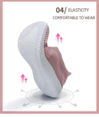 Woman Fashion New PU Leather Shoes Breathable Cute Heart Flats Casual White Sneakers Platform Tenis Comfortable Shoes Leather Womens Sneakers Stevvex