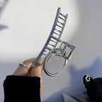 Woman Novelty Minimalist Dainty Design Irregular Hairpins Punk Style Metal Silver Hair Claws Barrettes Women Hair Accessories Hair Clips Hairgrip Stevvex