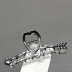 Woman Novelty Minimalist Dainty Design Irregular Hairpins Punk Style Metal Silver Hair Claws Barrettes Women Hair Accessories Hair Clips Hairgrip Stevvex