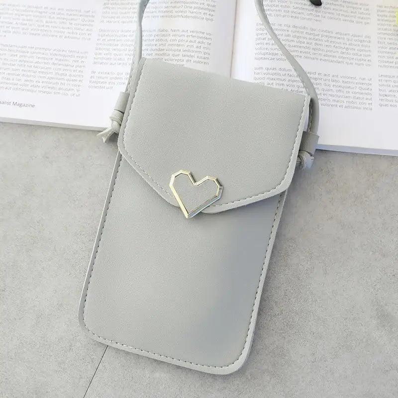 Women  Bag Shoulder Transparent Bag Card Holders Girl  Handbag Ladies PU Leather Clutch Phone Wallets Purse Stevvex
