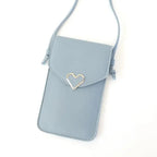 Women  Bag Shoulder Transparent Bag Card Holders Girl  Handbag Ladies PU Leather Clutch Phone Wallets Purse Stevvex