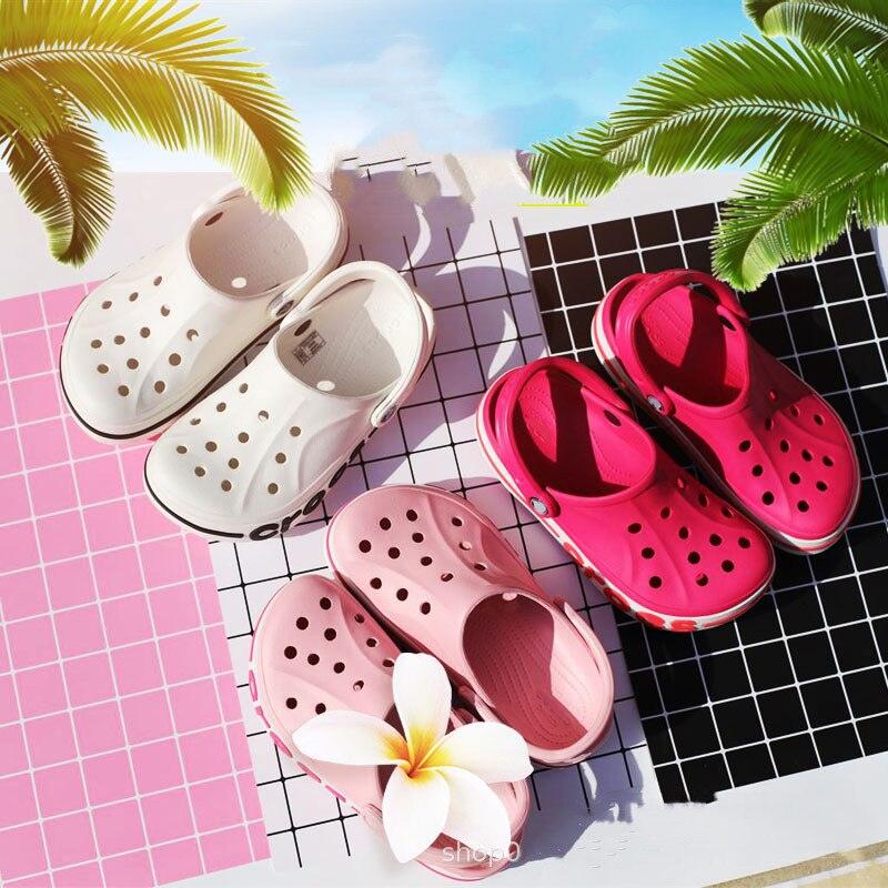 Women Beach Clogs Garden Shoes Couple Non-Slip Slides Sandals Children Comfortable Slip-on Outdoor Clogs Summer Beach Sandals For Women And Men Outdoor Walking Shoes Stevvex