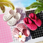 Women Beach Clogs Garden Shoes Couple Non-Slip Slides Sandals Children Comfortable Slip-on Outdoor Clogs Summer Beach Sandals For Women And Men Outdoor Walking Shoes Stevvex