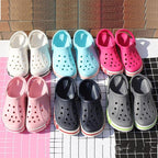 Women Beach Clogs Garden Shoes Couple Non-Slip Slides Sandals Children Comfortable Slip-on Outdoor Clogs Summer Beach Sandals For Women And Men Outdoor Walking Shoes Stevvex