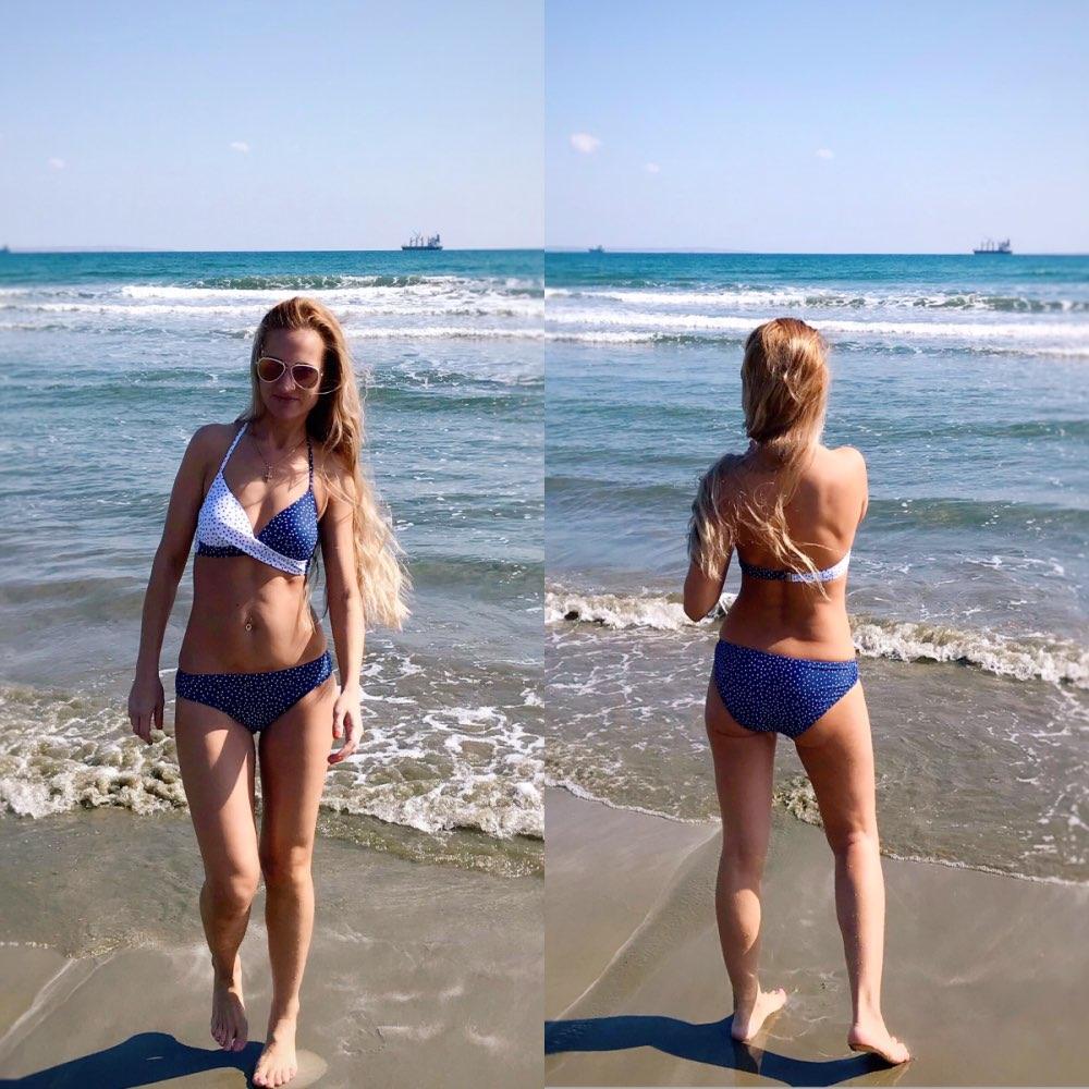 Women Bikini Set Push Up Female Swimsuit Swimwear Swim Two Piece Brazilian Bathing Suit Large Plus Size Women's Twist Front High Waist Bikini Swimsuit Drawstring Tie Side Bottom Two Piece Bathing Suit Stevvex