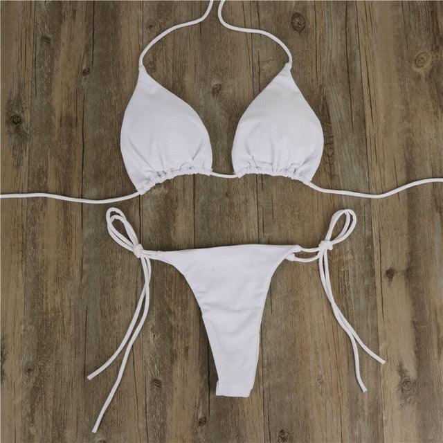 Women Bikini Swimsuit Push-Up Bra Bikini Set Two Piece Swim Suit Swimwear Beachwear Bathing Suit Strappy Swimsuit Two Pieces Bikini Set Stevvex