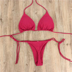 Women Bikini Swimsuit Push-Up Bra Bikini Set Two Piece Swim Suit Swimwear Beachwear Bathing Suit Strappy Swimsuit Two Pieces Bikini Set Stevvex