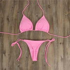 Women Bikini Swimsuit Push-Up Bra Bikini Set Two Piece Swim Suit Swimwear Beachwear Bathing Suit Strappy Swimsuit Two Pieces Bikini Set Stevvex
