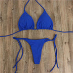 Women Bikini Swimsuit Push-Up Bra Bikini Set Two Piece Swim Suit Swimwear Beachwear Bathing Suit Strappy Swimsuit Two Pieces Bikini Set Stevvex
