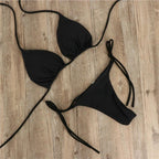 Women Bikini Swimsuit Push-Up Bra Bikini Set Two Piece Swim Suit Swimwear Beachwear Bathing Suit Strappy Swimsuit Two Pieces Bikini Set Stevvex