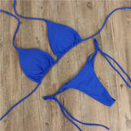 Women Bikini Swimsuit Push-Up Bra Bikini Set Two Piece Swim Suit Swimwear Beachwear Bathing Suit Strappy Swimsuit Two Pieces Bikini Set Stevvex