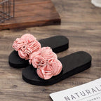 Women Bow Summer Sandals Slipper Indoor Outdoor Flip-flops Beach Shoes New Fashion Casual Flower Slipper High Heeled Bow-Knot Platform Flip Flops Beach Sandals Fashion Summer Slippers Stevvex