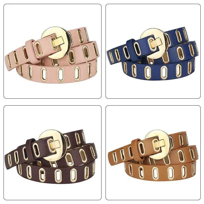 Women Casual Adjustable Leather Waistband Dresses Classic Belt Trendy Women's Fashionable Waistband Party Cute Vintage Belts For Female Stevvex