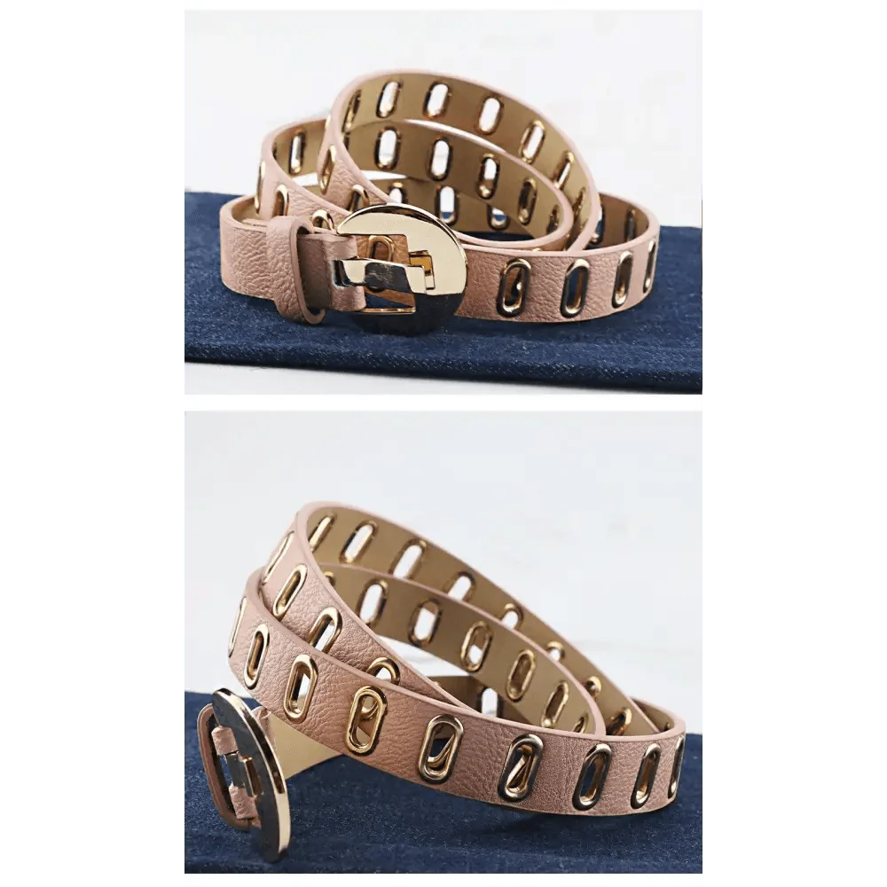 Women Casual Adjustable Leather Waistband Dresses Classic Belt Trendy Women's Fashionable Waistband Party Cute Vintage Belts For Female Stevvex