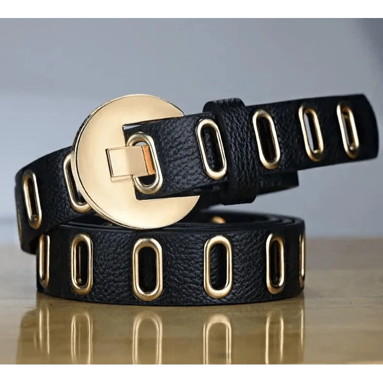 Women Casual Adjustable Leather Waistband Dresses Classic Belt Trendy Women's Fashionable Waistband Party Cute Vintage Belts For Female Stevvex