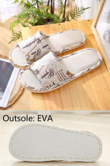 Women Casual Floral Indoor Home Slippers Flower Soft Slippers Spring Autumn Flip Flops Slides Slippers Cozy Casual Footwear Cloth Slippers Open Toe Low-Top Flat Slipper Indoor House Slippers Stevvex
