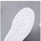 Women Casual New Spring Sneakers Fashion Embroidered White Sneakers Breathable Flower Lace-Up Leather Casual Sports Flat Low Top Sneaker Stevvex