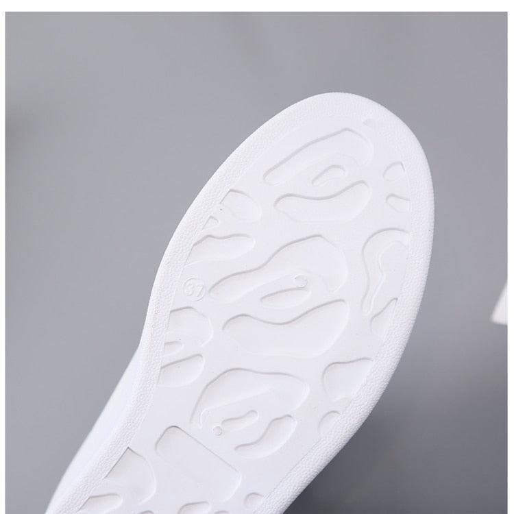 Women Casual New Spring Sneakers Fashion Embroidered White Sneakers Breathable Flower Lace-Up Leather Casual Sports Flat Low Top Sneaker Stevvex